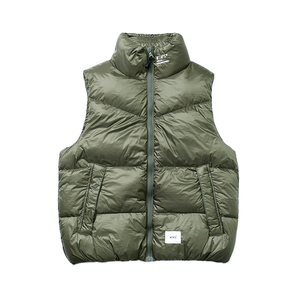 WTAPS BIVOUAC VEST POLY 刺绣字母高蓬松立领男女宽松羽绒马甲潮