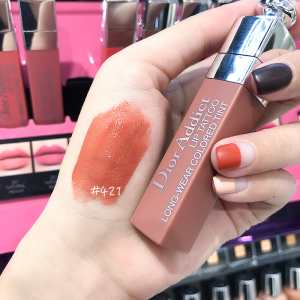 dior迪奥奶茶玉桂色玻璃唇瘾诱唇釉染唇液口红421/541/761/771