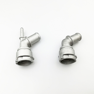 适配老宝来高尔夫4朗逸暖风水管接头铝暖风水箱接头三通接口配件