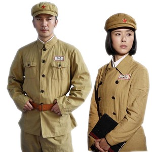 志愿军演出服4950式儿童军装抗美援朝时期中国人民解放军纯棉衣服