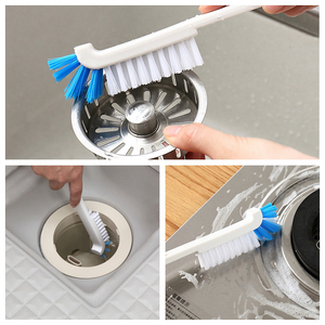 日本aisen浴室清洁刷排水口专用洗涤刷 缝隙刷卫浴墙角清洁刷子