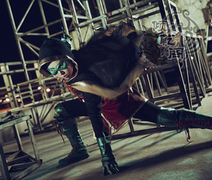 【倾乾阁cos】dc 英雄 超凡双子 罗宾 达米安·韦恩 四少 cos服