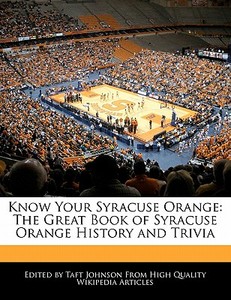 syracuseorange,orangecaramel写真 【预售】know your syracuse orange: the great book of