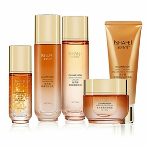 金莎妃儿鱼子酱赋活五件套淡化细纹护肤品套盒精华液正品实体秒发