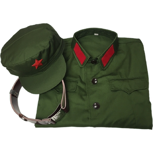 65式装涤卡男65老式装的确良套装65装军干服聚会军绿色