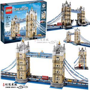 乐高10214创意建筑系列 英国伦敦桥 伦敦大桥 塔桥 lego积木玩具