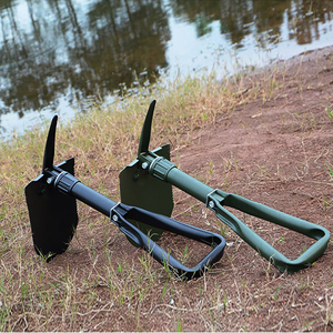 户外工兵铲铁锹多功能小号锰钢军锹钓鱼铲子车载折叠兵工铲军工铲