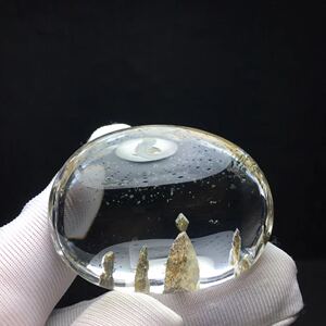 天然水晶石中石水晶吊坠!大自然与水晶融合,石破惊天 意境美!