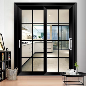 钛镁铝合金阳台中空双层钢化玻璃门客厅卧室隔断地轨推拉吊趟移门