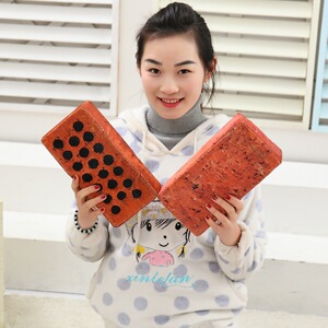 创意搞怪仿真板砖 拍砖整蛊毛绒玩具玩偶靠垫女生儿童礼物软砖头