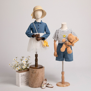 童装店儿童模特道具人台展示架服装假人模型人偶小童服装店架子