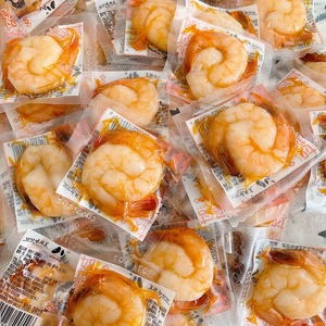 大连特产去壳虾仁对对虾海鲜零食大虾仁开袋即食小包装新鲜海虾