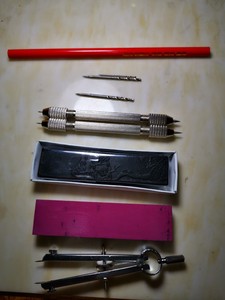 雅青阁葫芦兰州刻葫芦针刺微雕墨刻针刻葫芦的刻针墨磨石工具笔