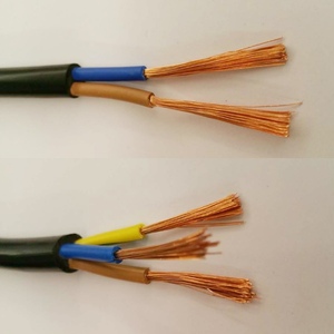 国标软电线电缆RV创兴V2.5平2芯3芯芯方纯铜护套电源线外线水4室