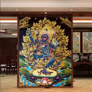 同款货源显密持明苑淘宝黑忿怒母修法坐垫 古萨里瑜伽垫施身法