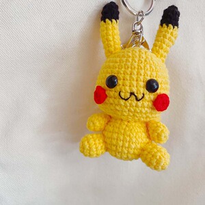 毛线手工编织小动物挂件手编玩偶皮卡丘勾线diy钩针织制作材料包