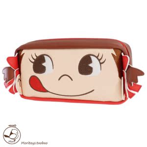 代购|日本正版 peko酱 不二家 牛奶妹 刺绣 文具 笔袋 收纳