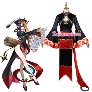 00liandxf淘宝eime现货fate/grand order fgo酒吞童子cos旗袍性感