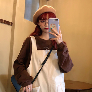 日系风格穿搭女装套装原宿复古2020年秋季新款学院风秋装女连衣裙