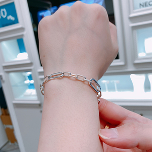 潘多拉pandora官网正品925银环形细别针手链女599662c00情侣礼物