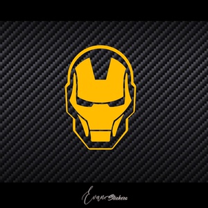 evan车贴漫威钢铁侠托尼史塔克复仇者联盟唐尼头像贴纸反光车贴