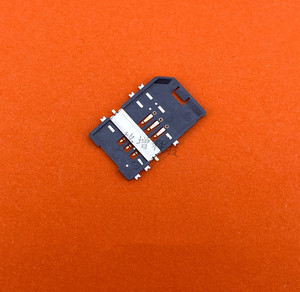 SIM卡座 SIM06X-128-A 6P 沉板 磷铜端子 LCP耐高温黑胶体 全新