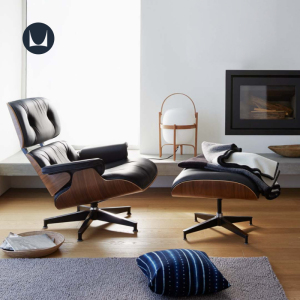 herman miller赫曼米勒eames躺椅午休椅小沙发含脚凳