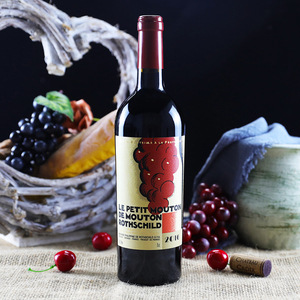 000人付款淘宝法国进口红酒木桐庄园副牌小木桐干红葡萄酒波尔多产aoc