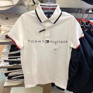 美国正品代购tommy hilfiger汤米男装短袖t恤珠地棉翻领polo衫男