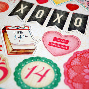 diy装饰贴纸大尺寸欧美精美复古墙面相册手账装饰硬卡贴