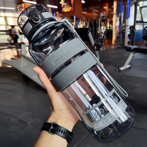 大容量运动水杯男健身房大号水瓶夏天便携塑料杯子超大水壶2000ml