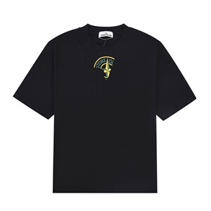 现货stone island 石头岛背后罗盘大徽标短袖男女休闲百搭t恤潮