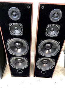 二手原装进口德国pilot/彼罗特logo system 4发烧双8寸落地音箱