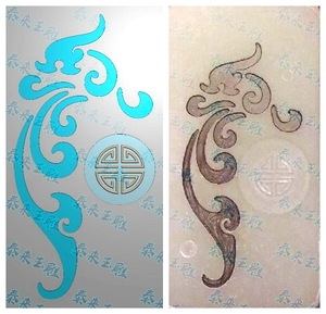 草龙精雕图浮雕图镂空