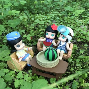 【茉莉配件】molly火车坐坐系列装饰摆拍道具夏日解暑小物件可爱