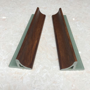 生态木塑木33*21酸枝木覆膜圆角阴角线 收边条封口线条防水防白蚁