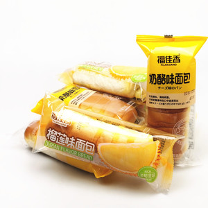 福佳香 奶酪味榴莲味手撕软面包散称 早餐点心小吃零食品糕点整箱