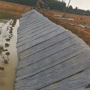 工程地坪复合土工膜防护铺路公路鱼塘河道护坡水泥毯修补浇筑池塘