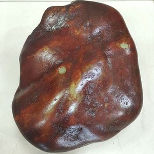 80斤和田玉红沁红玉籽料原石红皮白肉红玉大玉石摆件收藏级结缘