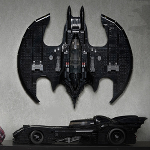 兼容乐高蝙蝠侠1989蝙蝠翼拼搭积木战机超级英雄飞机模型76161男