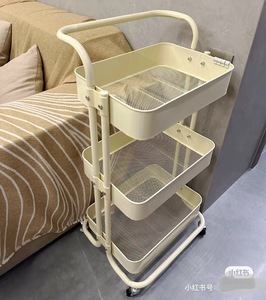 小推车置物架厨房落地可移动多层卫生间浴室婴儿卧室收纳书架子