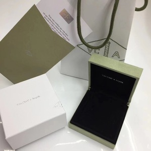 适合梵克雅宝vca首饰包装盒四叶草项链盒戒指手链盒耳钉盒珠宝包