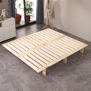 全实木排骨架简约双人1.8m榻榻米简约床架子龙骨架床底支撑无床头