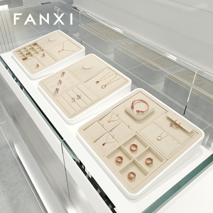 凡西FANXI高档珠宝展示道具项链戒指耳环首饰托盘柜台首饰展示架