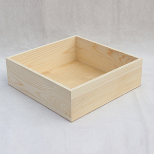 定做 实木桌面收纳礼品盒正方形小木盒diy礼品包装盒定做小盒子