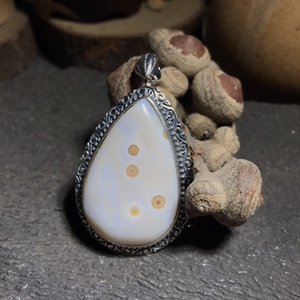 【summer珠宝】老矿海洋碧玉吊坠全玉化