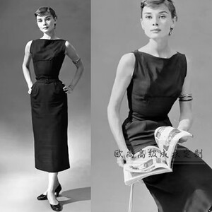 奥黛丽赫本裙小黑裙