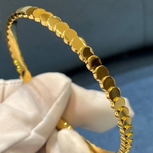 水贝珠宝定制 5g黄金镯子 足金999鱼鳞手镯 闺蜜 女友 生日礼物