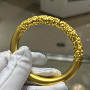 金箍棒手镯金黄金