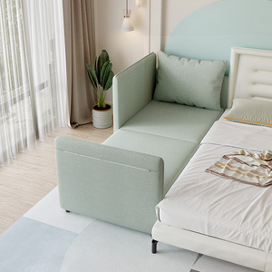 布雅迪多功能沙发床两用儿童加宽床拼接床边男孩防撞大床扩床神器